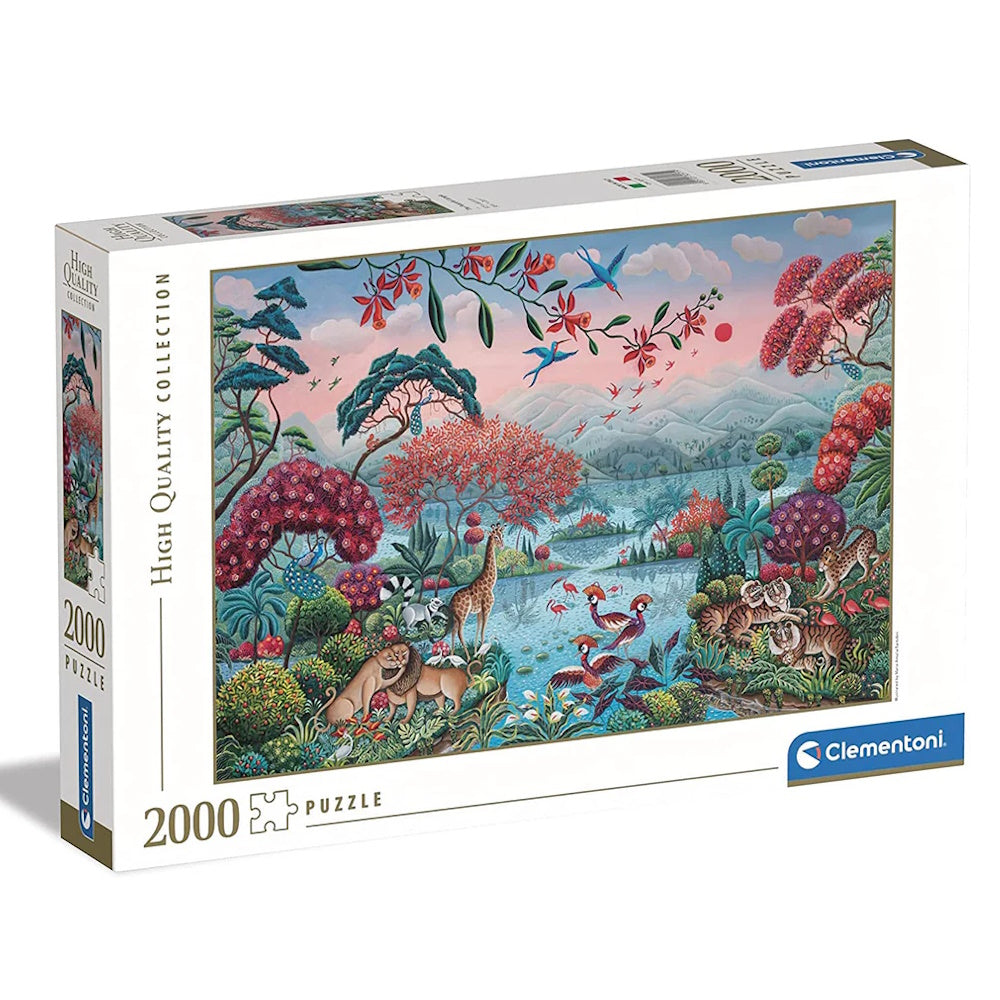 Clementoni 2000 Piece Jigsaw Puzzle - The Peaceful Jungle