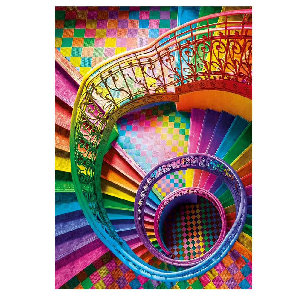 Clementoni 500 Piece Jigsaw Puzzle - Colour Boom Collection Stairs