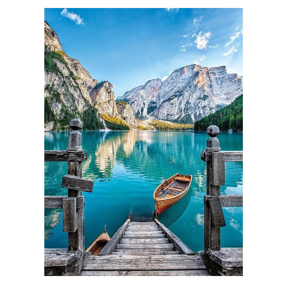 Clementoni 500 Piece Jigsaw Puzzle - Braies Lake