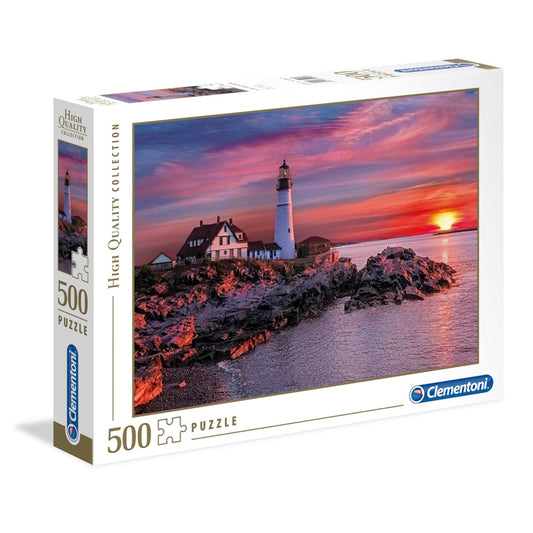 Clementoni 500 Piece Jigsaw Puzzle - Portland Head Light