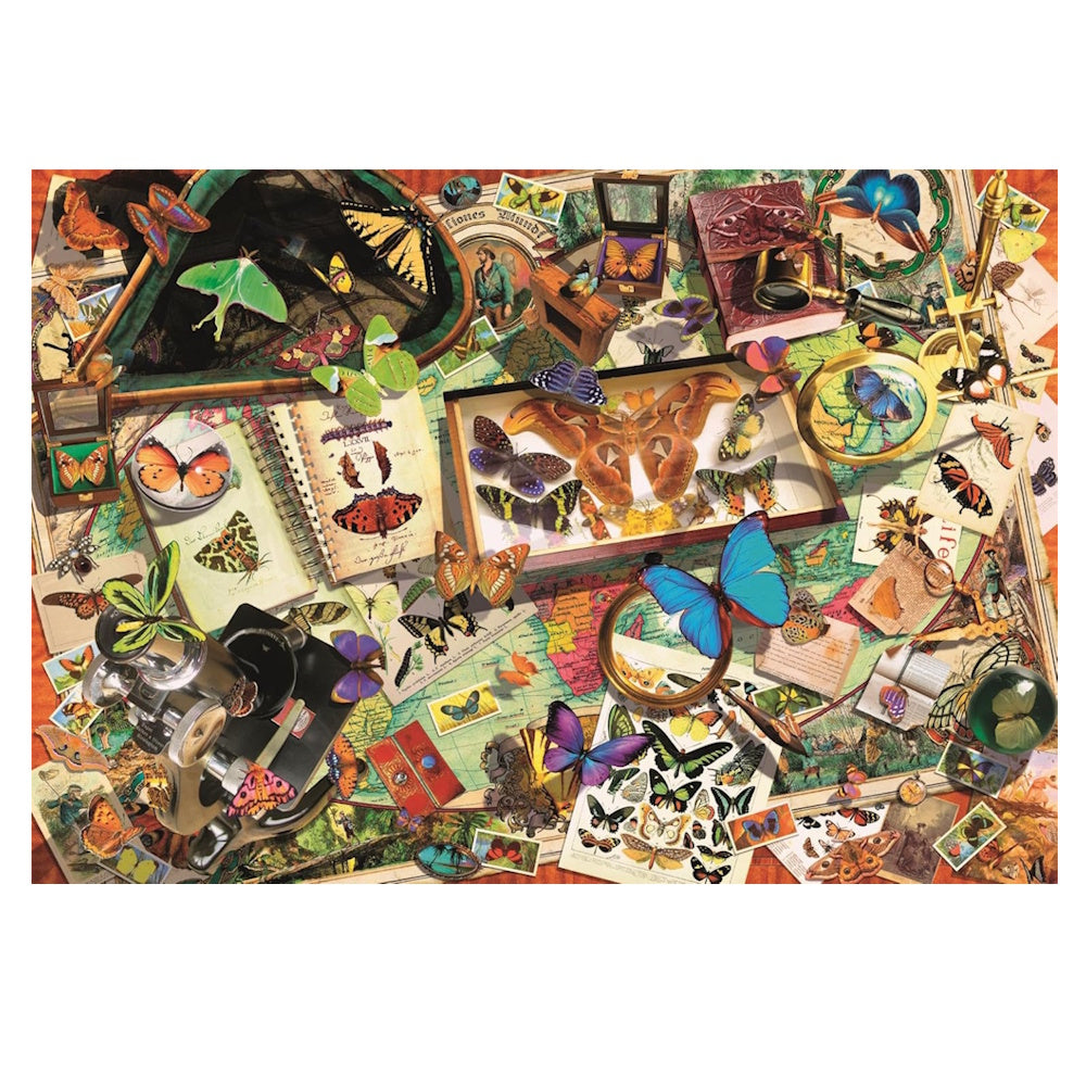 Clementoni 500 Piece Jigsaw Puzzle - Butterfly Collector