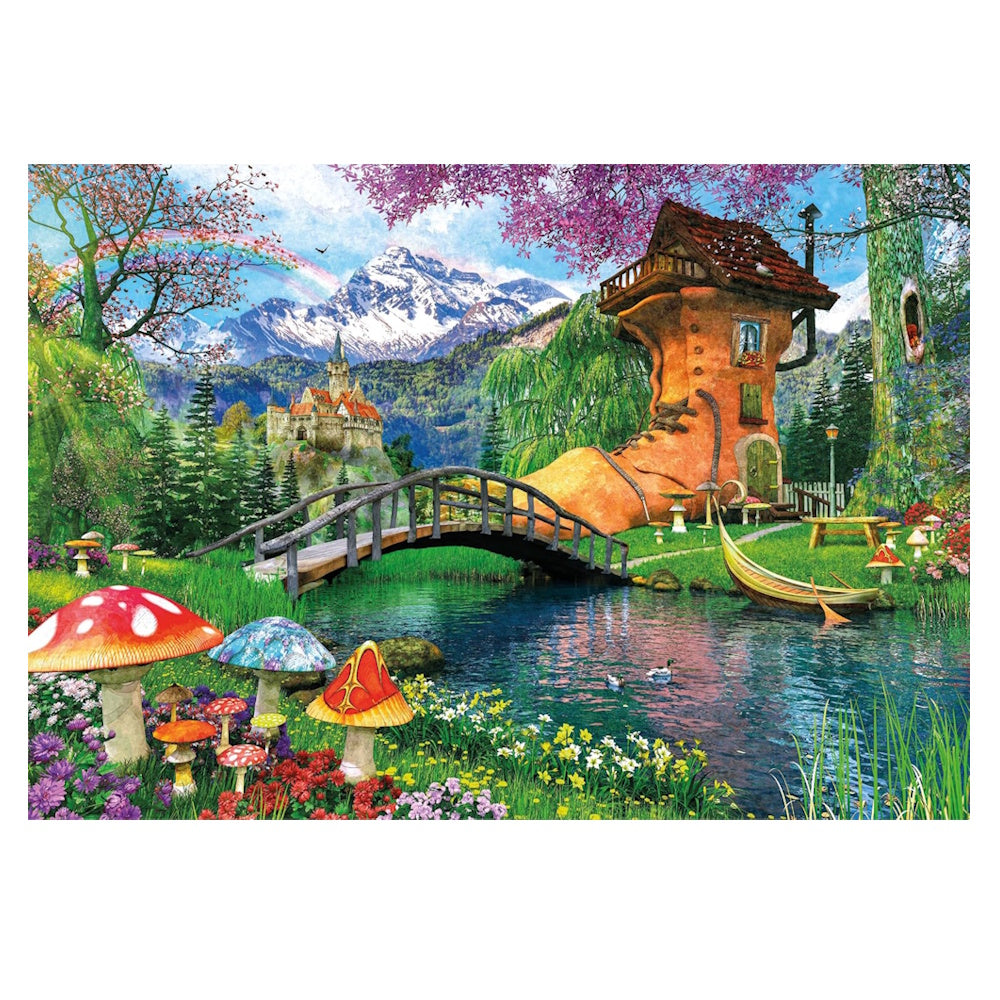 Clementoni 500 Piece Jigsaw Puzzle - The Old Shoe House