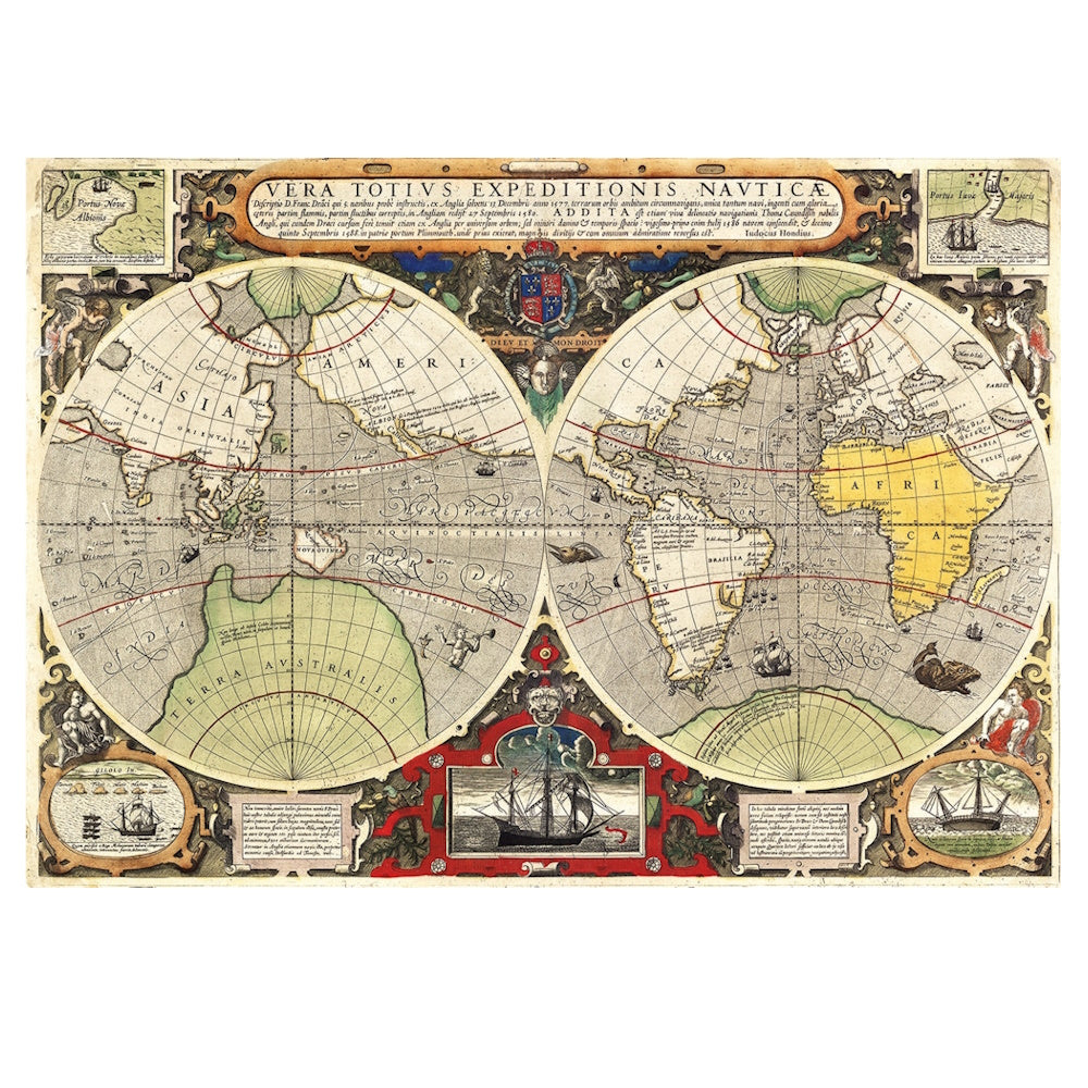 Clementoni 6000 Piece Jigsaw Puzzle - Antique Nautical Map