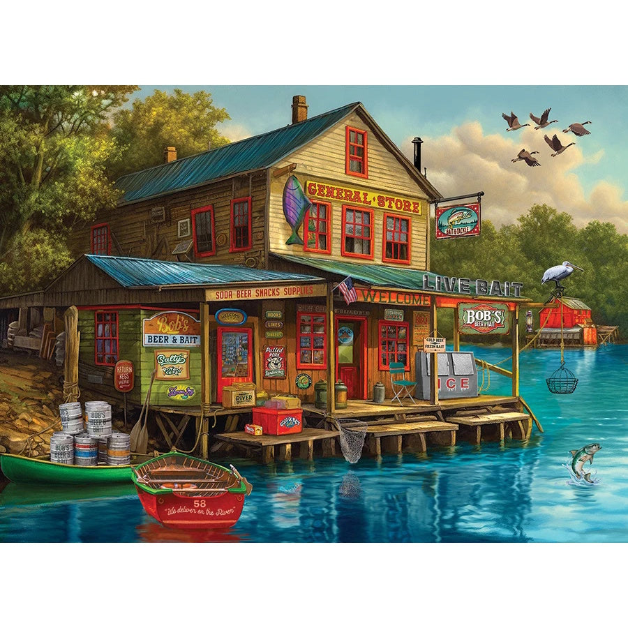 Cobble Hill 1000 Piece Puzzle - Bob's Beer & Bait