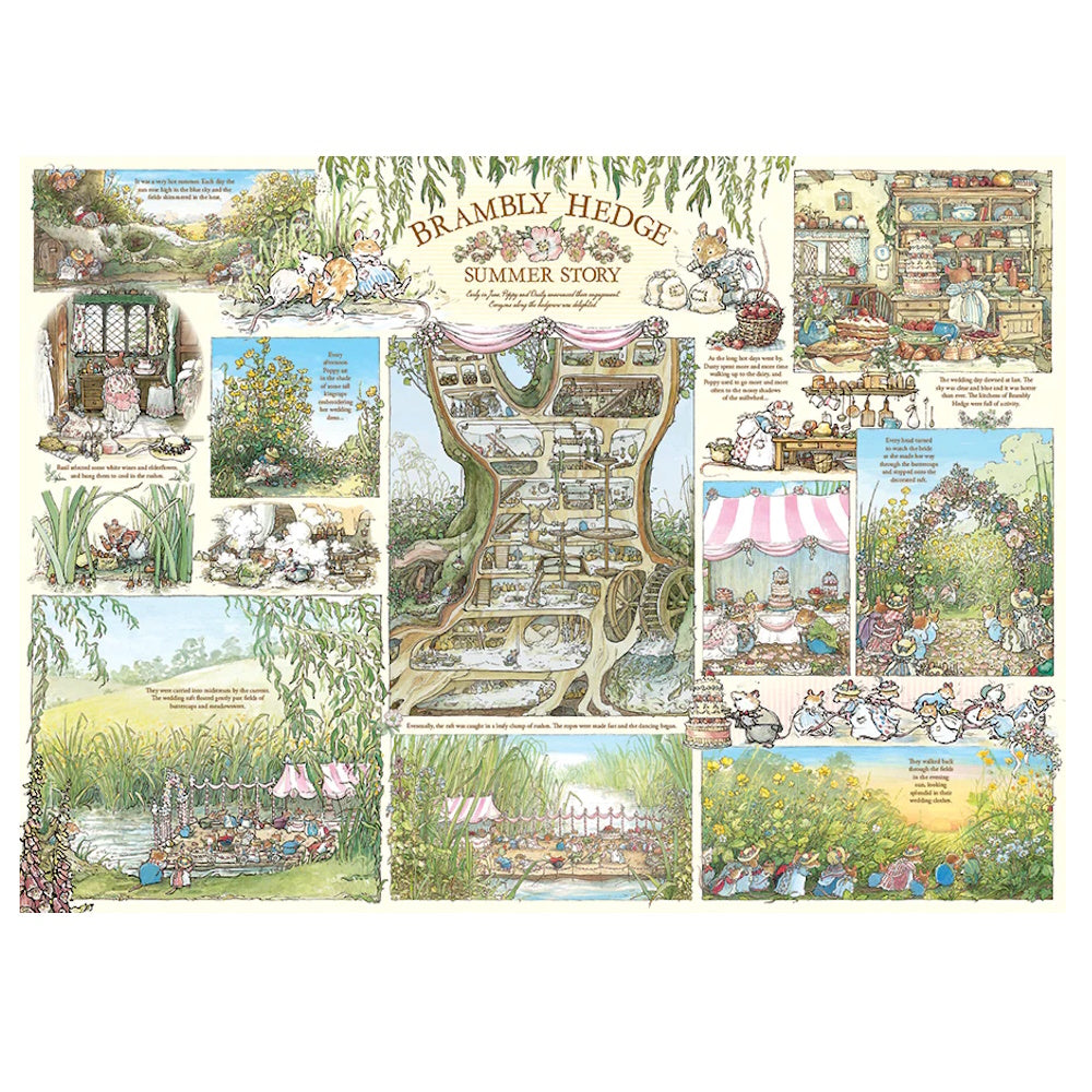 Cobble Hill 1000 Piece Puzzle - Brambly Hedge Summer Story