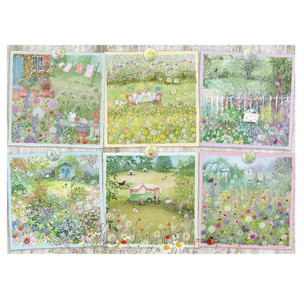 Cobble Hill 1000 Piece Puzzle - Cottage Gardens