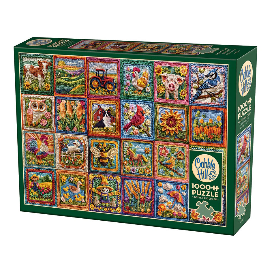 Cobble Hill 1000 Piece Puzzle - Country Life Crochet