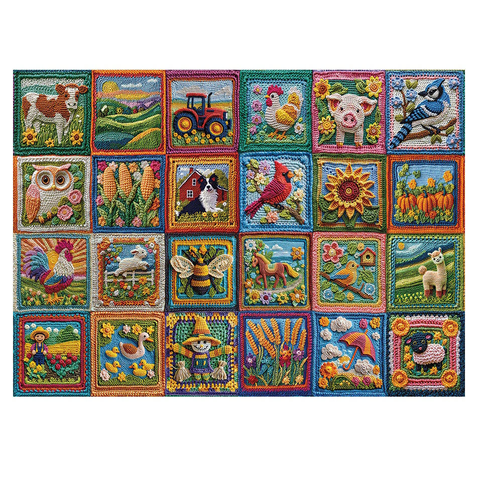 Cobble Hill 1000 Piece Puzzle - Country Life Crochet