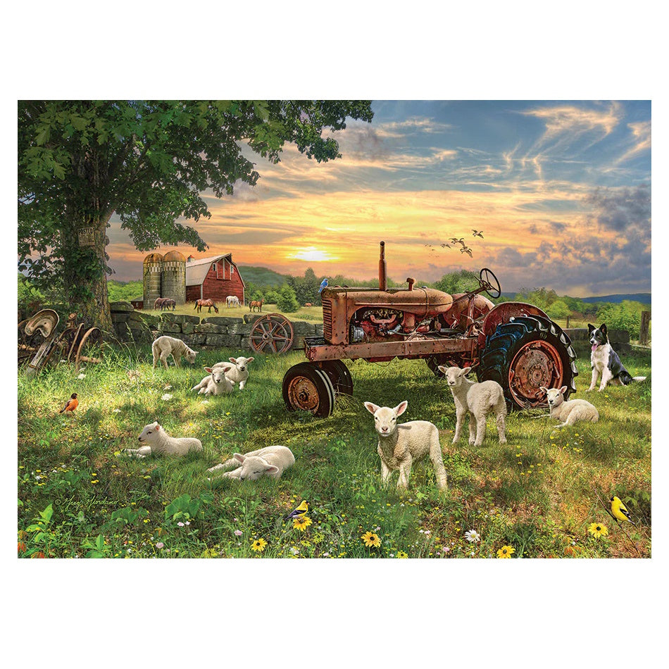 Cobble Hill 1000 Piece Puzzle - Field at Sunrise