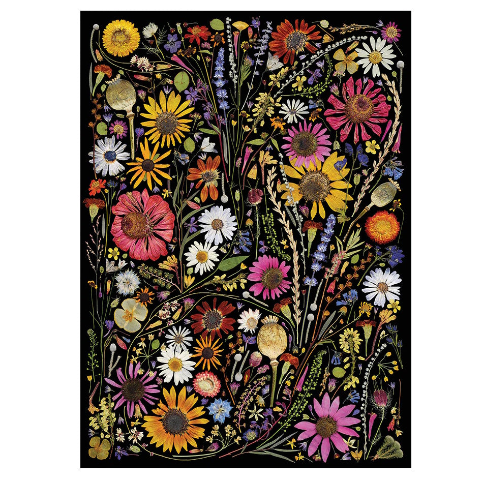 Cobble Hill 1000 Piece Puzzle - Flower Press: Happiness