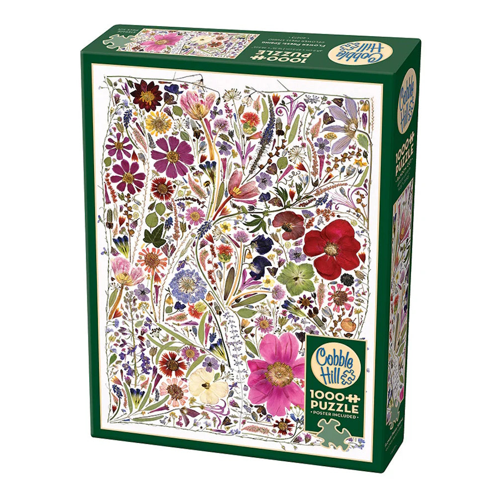 Cobble Hill 1000 Piece Puzzle - Flower Press: Spring