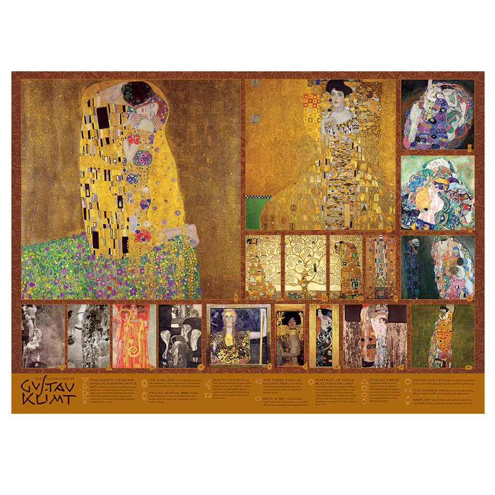 Cobble Hill 1000 Piece Puzzle - The Golden Age of Klimt