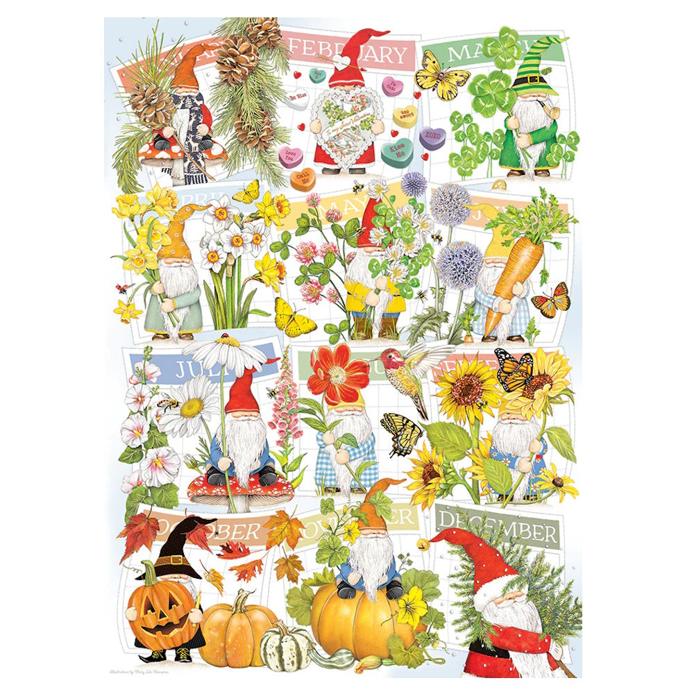 Cobble Hill 1000 Piece Puzzle - Happy Gnome Life