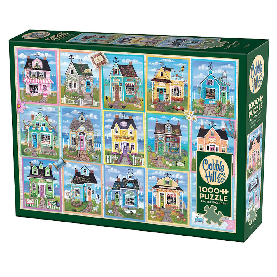 Cobble Hill 1000 Piece Puzzle - Seaside Shops