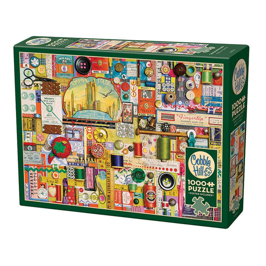 Cobble Hill 1000 Piece Puzzle - Sewing Notions