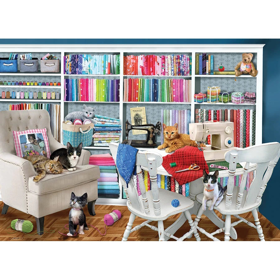 Cobble Hill 1000 Piece Puzzle - Sewing Room