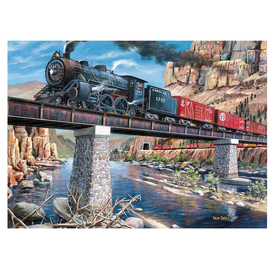 Cobble Hill 1000 Piece Puzzle - Stone Steel and Steam