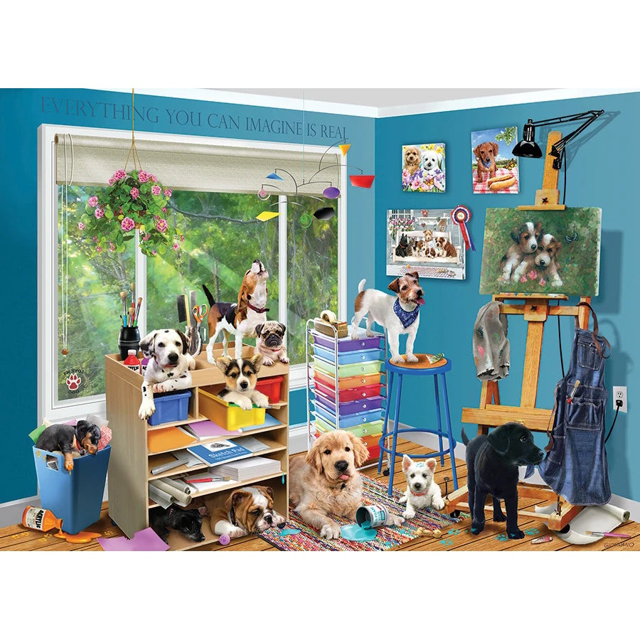 Cobble Hill 1000 Piece Puzzle - Studio Pups