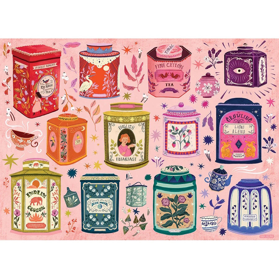 Cobble Hill 1000 Piece Puzzle - Tea Tin Treasures
