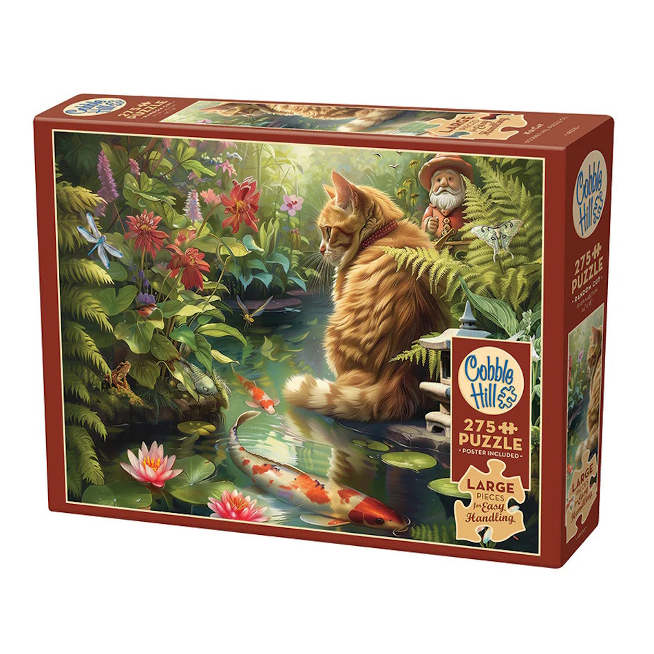 Cobble Hill 275 Piece Easy Handling Puzzle - Koi Cat