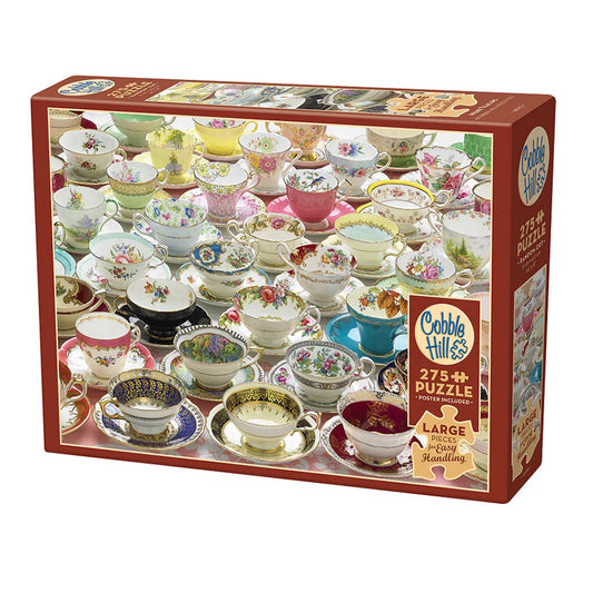 Cobble Hill 275 Piece Easy Handling Puzzle - More Teacups