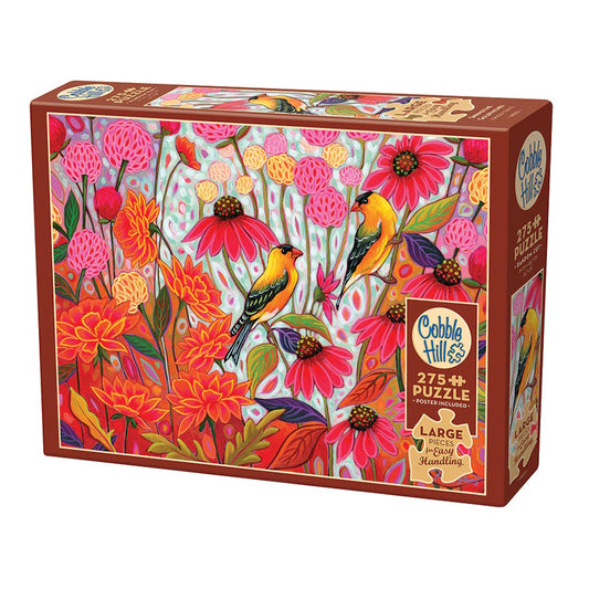 Cobble Hill 275 Piece Easy Handling Puzzle - Springtime Goldfinches