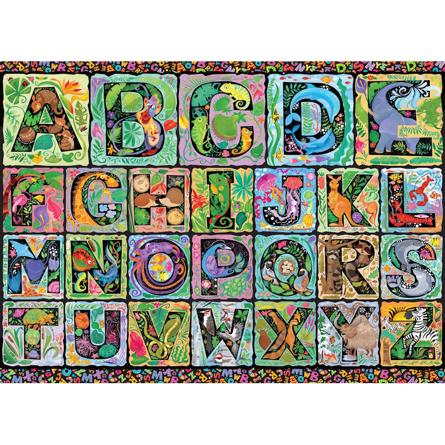 Cobble Hill 500 Piece Puzzle - A to Z