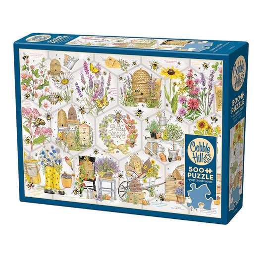 Cobble Hill 500 Piece Puzzle - Busy as a Bee