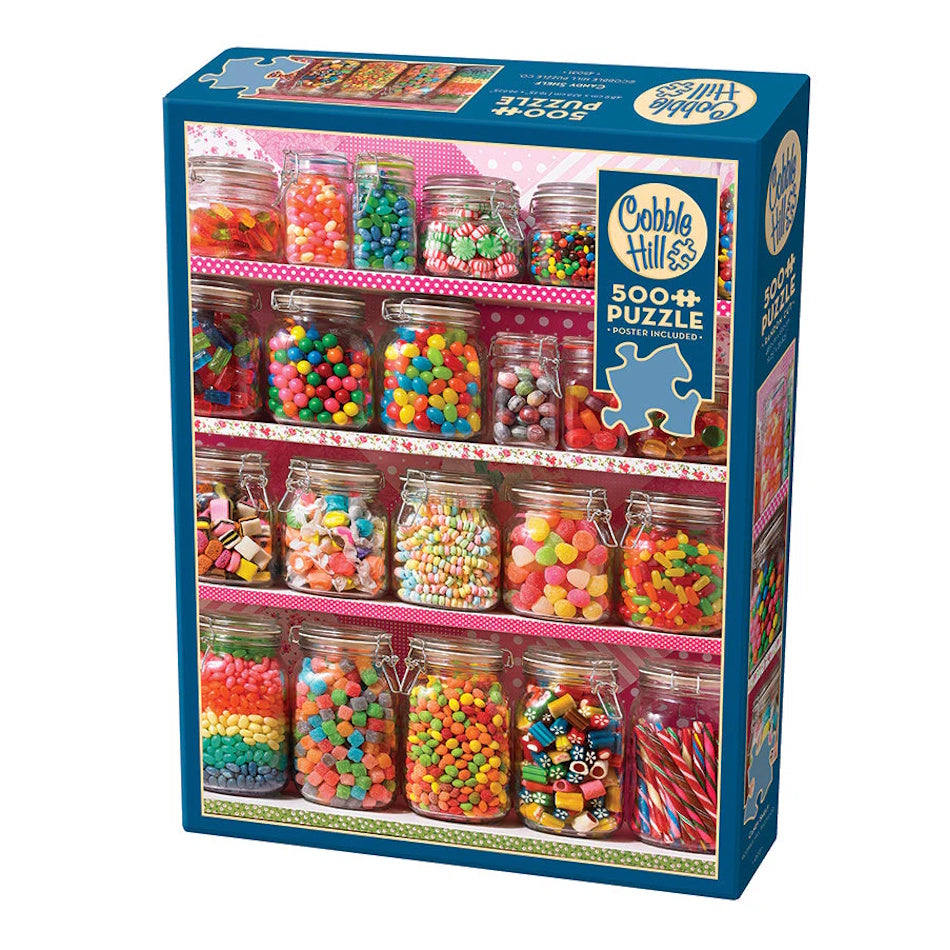 Cobble Hill 500 Piece Puzzle - Candy Shelf