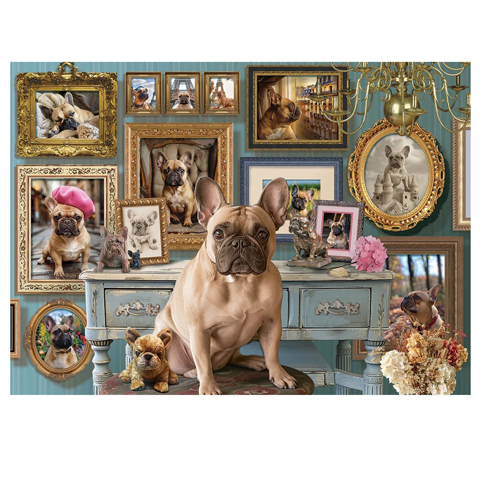 Cobble Hill 500 Piece Puzzle - Frenchie
