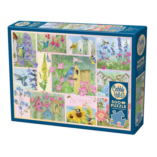 Cobble Hill 500 Piece Puzzle - Garden Birds in Summer