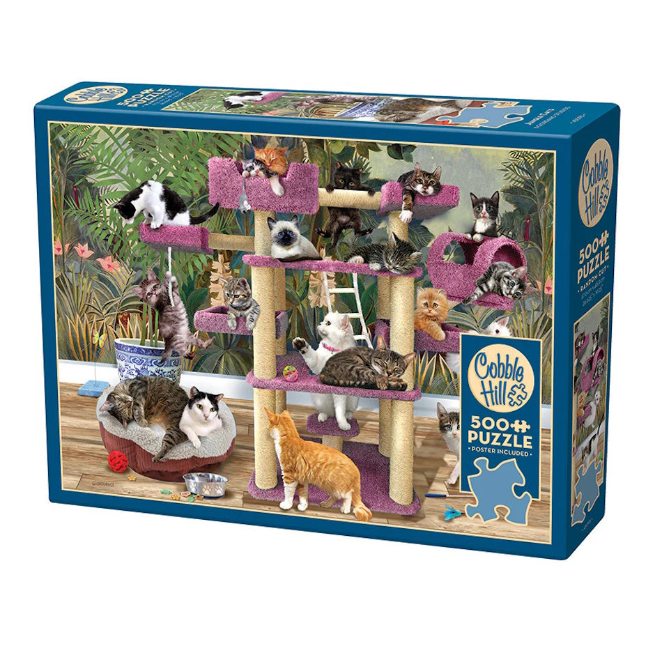 Cobble Hill 500 Piece Puzzle - Jungle Cats