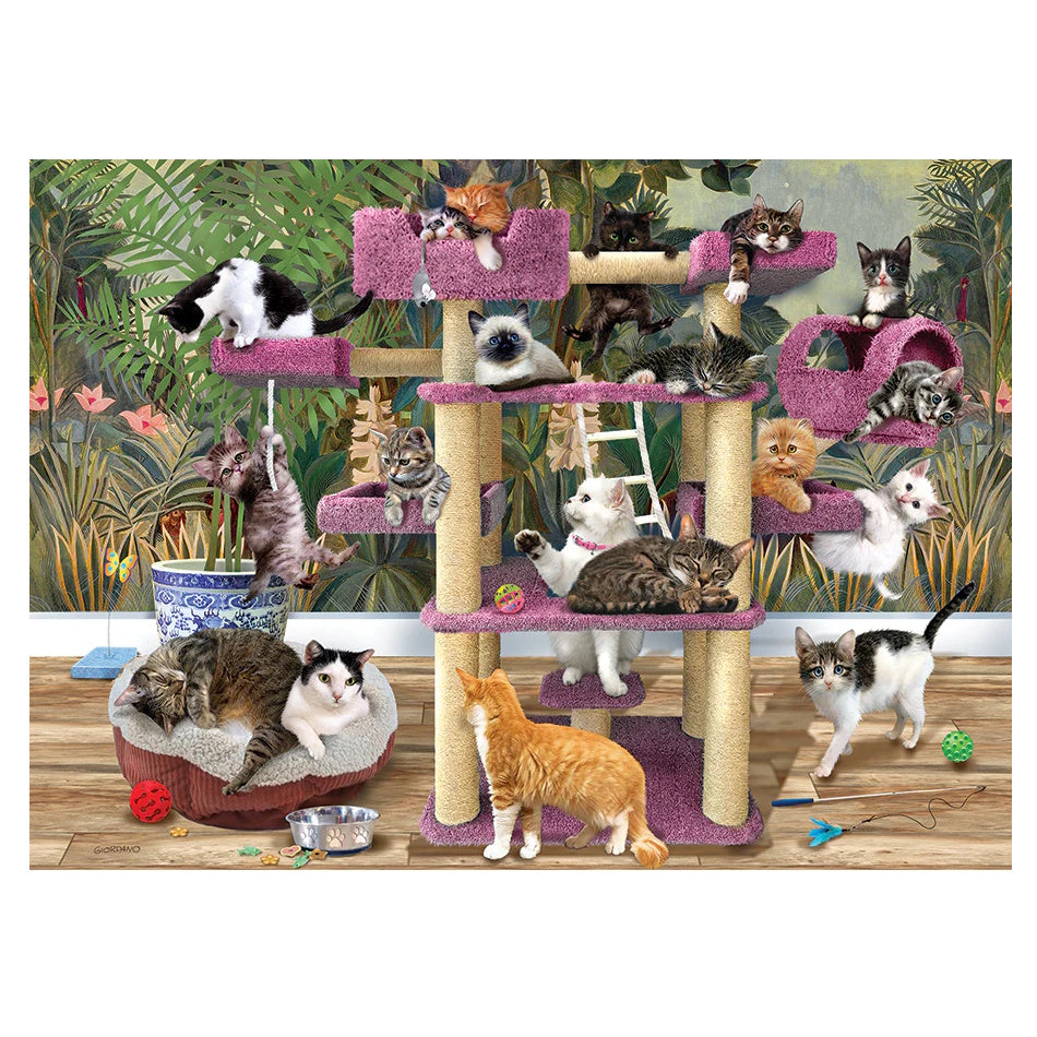 Cobble Hill 500 Piece Puzzle - Jungle Cats