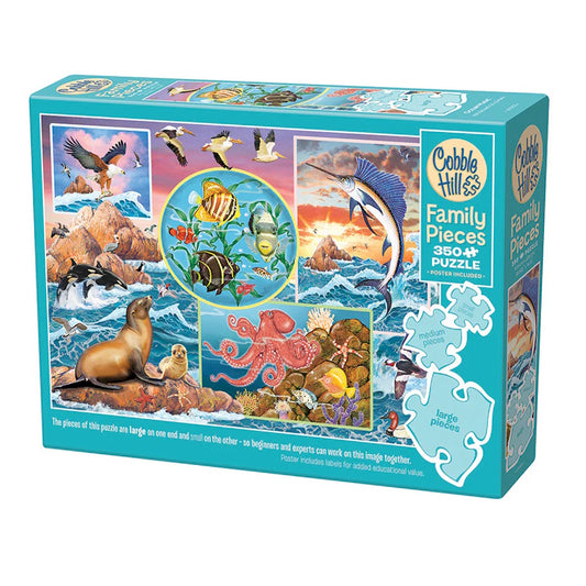 Cobble Hill Family Pieces 350 Piece Puzzle - Ocean Magic