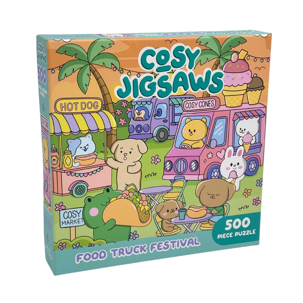 Cosy Jigsaw 500 Piece Puzzle - Food Truck Festival