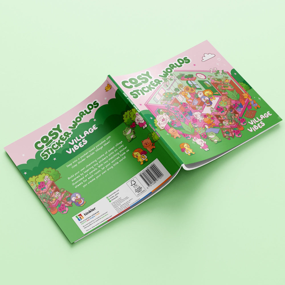 Art Maker Cosy Sticker Worlds - Village Vibes