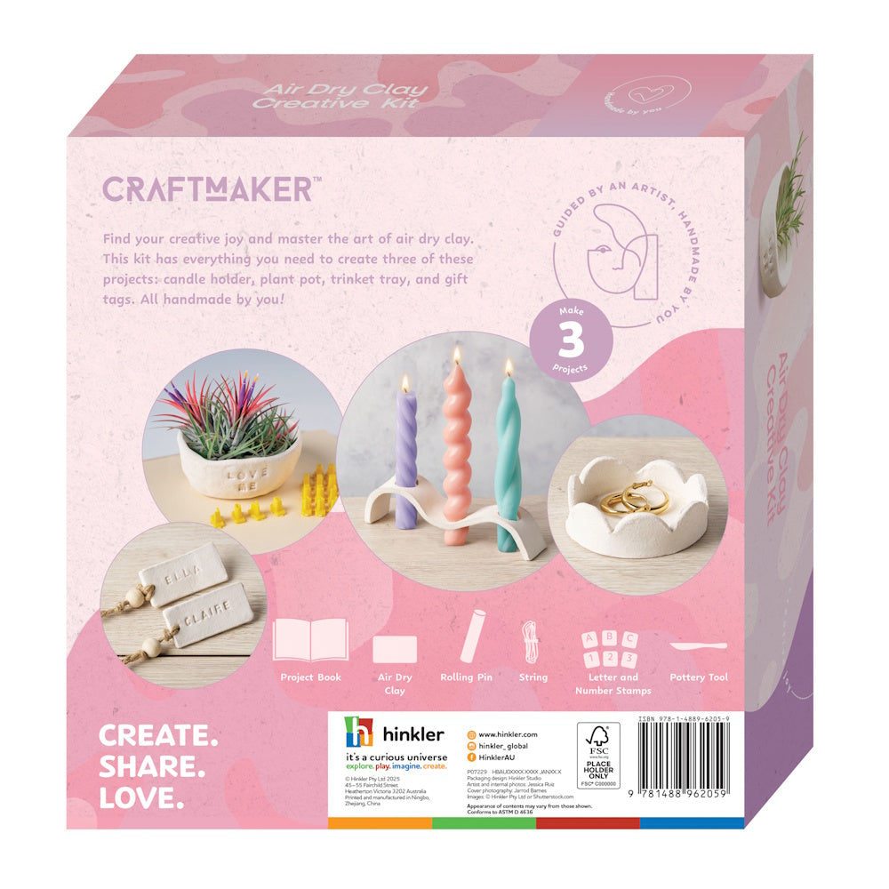 Craft Maker Air Dry Clay Creative Kit