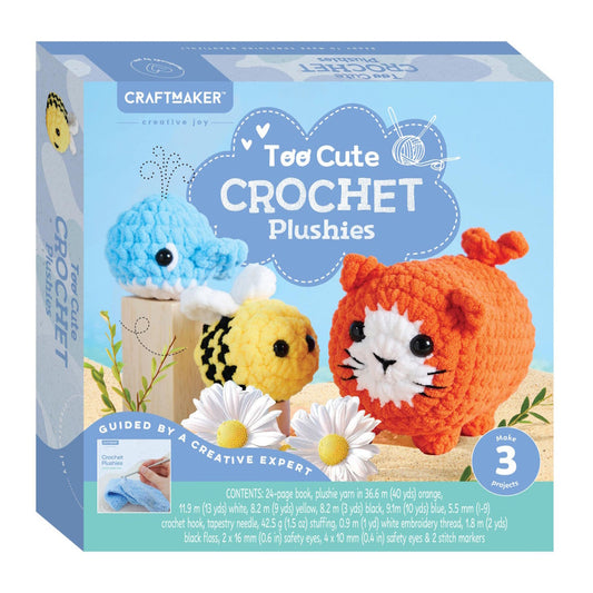 Craft Maker Deluxe Too Cute Crochet Plushies
