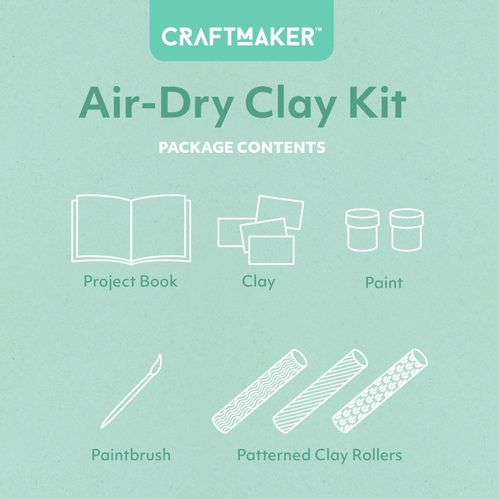 Craft Maker Air-Dry Clay Kit