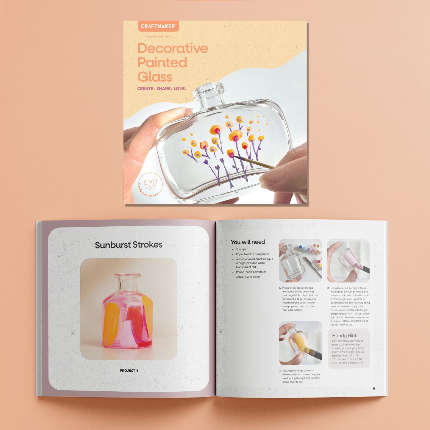Craft Maker Glass Painting Kit