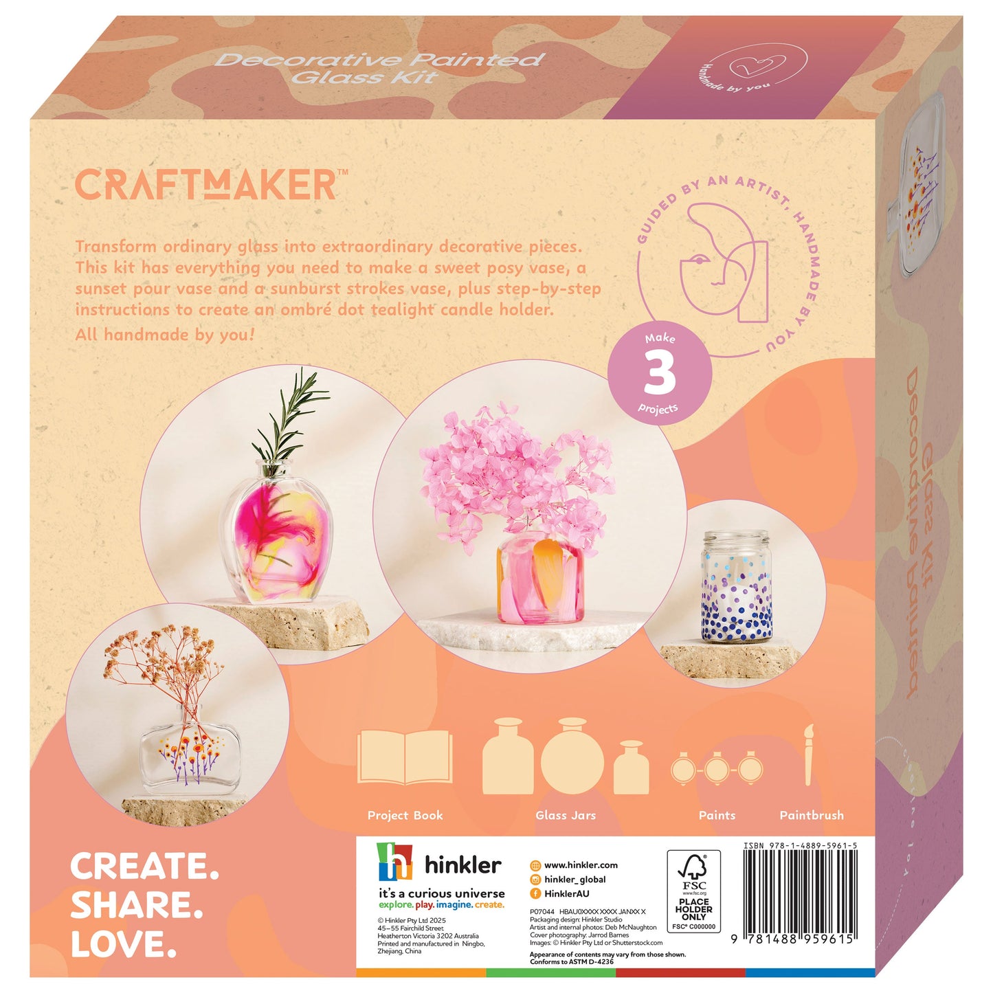 Craft Maker Glass Painting Kit