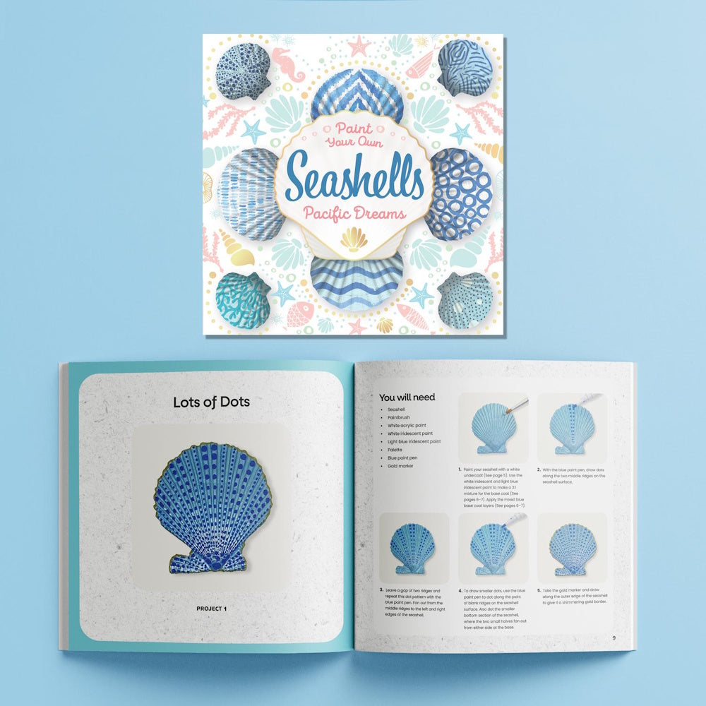 Craft Maker Paint Your Own Seashells Pacific Dreams