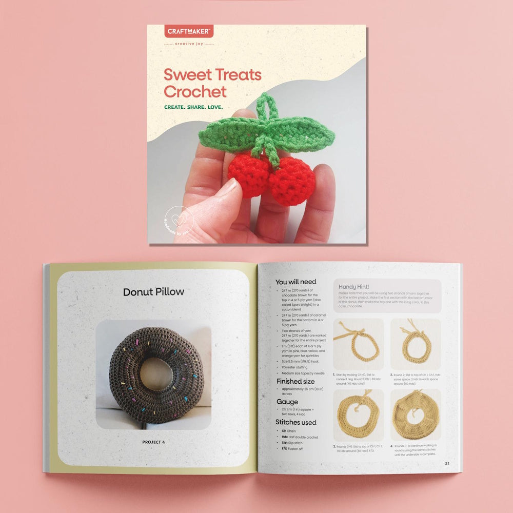 Craft Maker Sweet Treats Crochet Kit