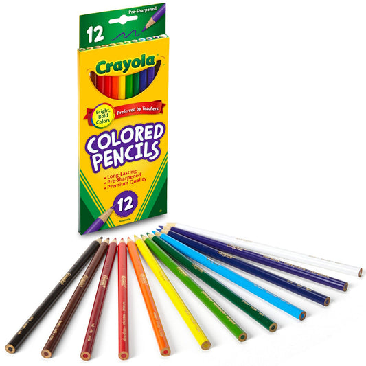 Crayola Coloured Pencils Full-Size 12pk