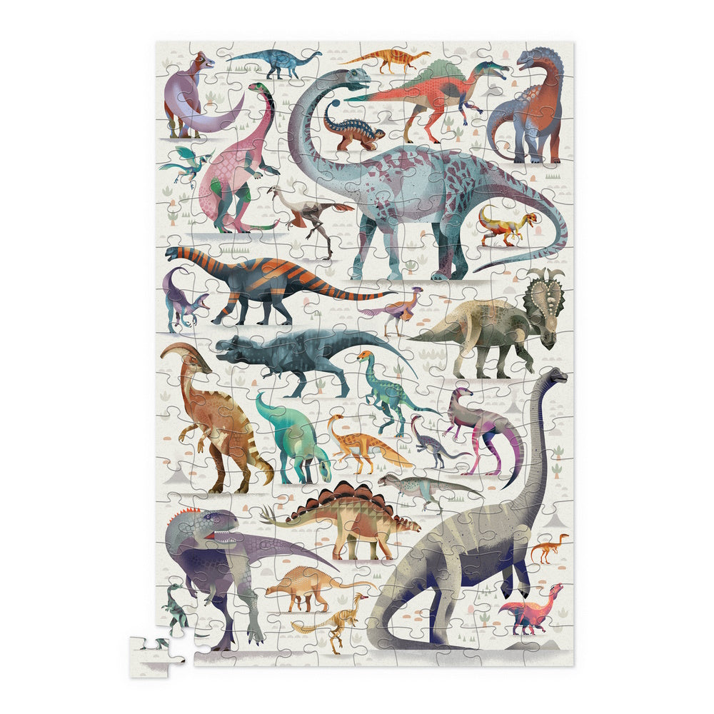 Crocodile Creek 150 Piece Puzzle Tin - World of Dinosaurs