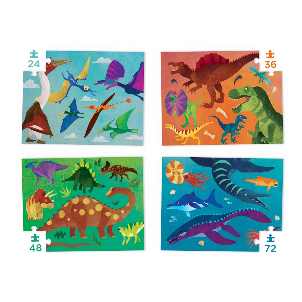 Crocodile Creek 4 Puzzles - Dinosaurs