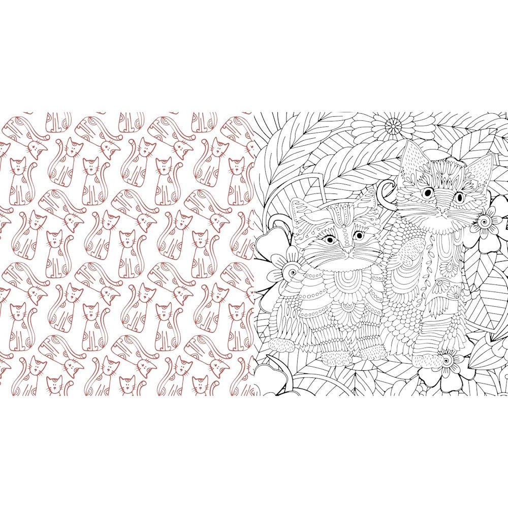 Cute Kittens Everywhere Colouring Book