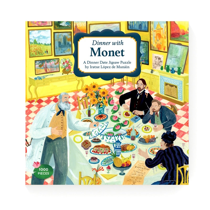 Dinner with Monet 1000 Piece Puzzle