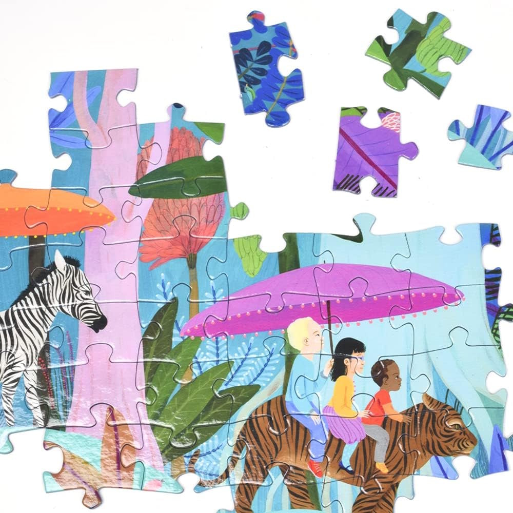 Djeco Children's Walk 200 Piece Panoramic Puzzle