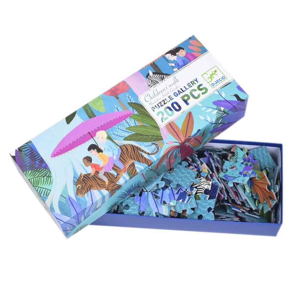 Djeco Children's Walk 200 Piece Panoramic Puzzle